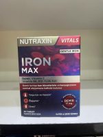 قرص آهن ایرون مکس نوتراکسین 30 عدد Nutraxin Vitals Iron Max