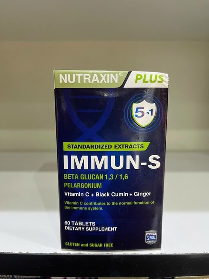 تقویت کننده سیستم ایمنی نوتراکسین Nutraxin IMMUN-S3859 تقویت کننده سیستم ایمنی نوتراکسین Nutraxin IMMUN-S