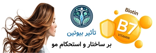 تأثیر بیوتین بر ساختار و استحکام مو